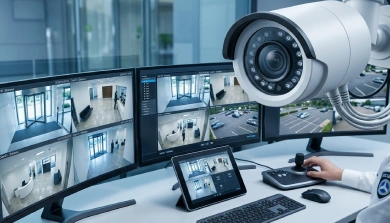 CFTV para monitoramento de ambientes internos e externos