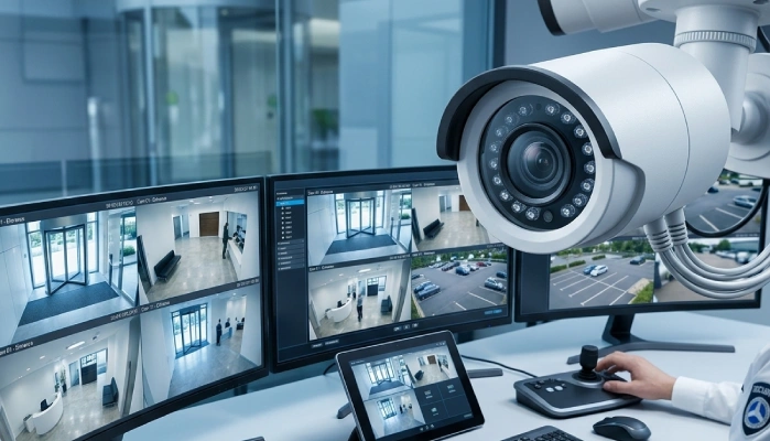 Sistema de circuito fechado de TV para monitoramento de segurança