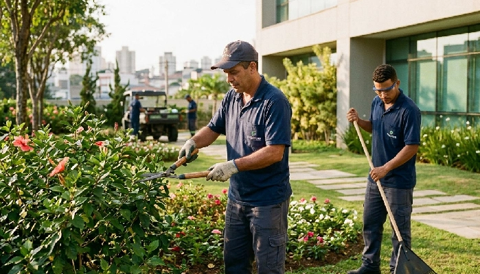 Serviços terceirizados de jardinagem do Grupo Forte