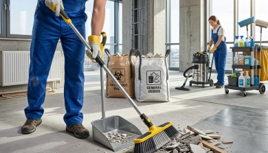 Limpeza pós-obra para ambientes recém-construídos ou reformados