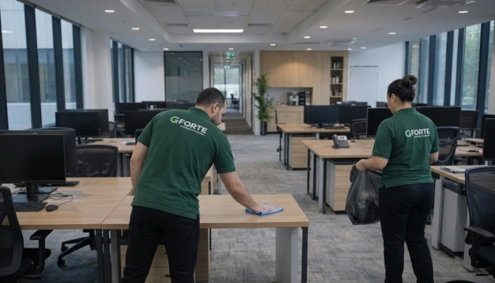 Serviços terceirizados de limpeza e manutenção
